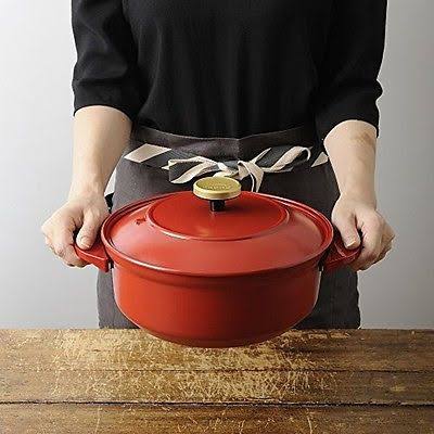 Red Electric Grill Pot Y82037