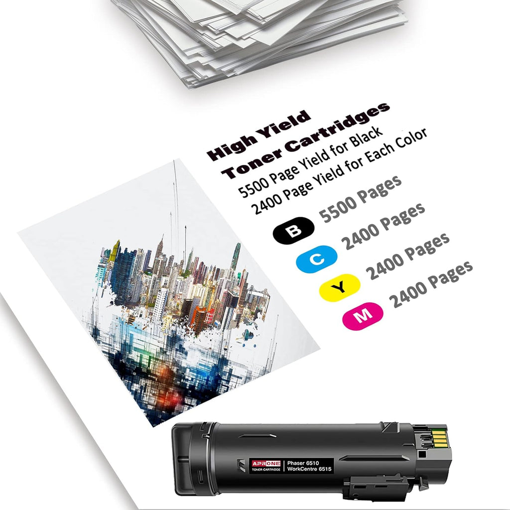 Toner Cartridge for Xerox Phaser 6510 WorkCentre 6515 Printers X39253