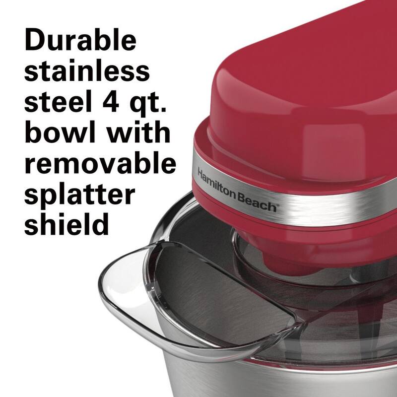 4 Quart 7-Speed Red Stand Mixer C246083