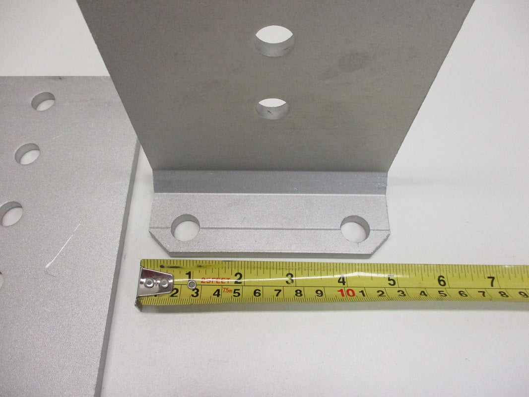 Vertical Pontoon Boat Trailer Bunk Bolster L Brackets 5" by 8" Aluminum T539