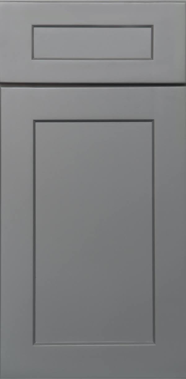 Grey 2 Doors 2 Shelves Wall Cabinet High-Density Fiberboard Y9615