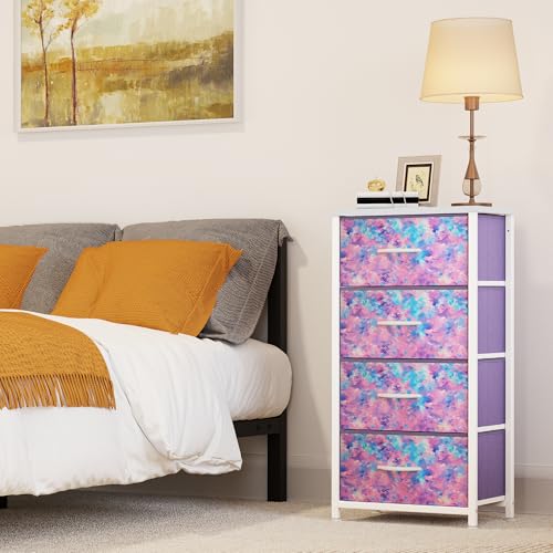 Fabric Dresser with 4 Drawers G84034