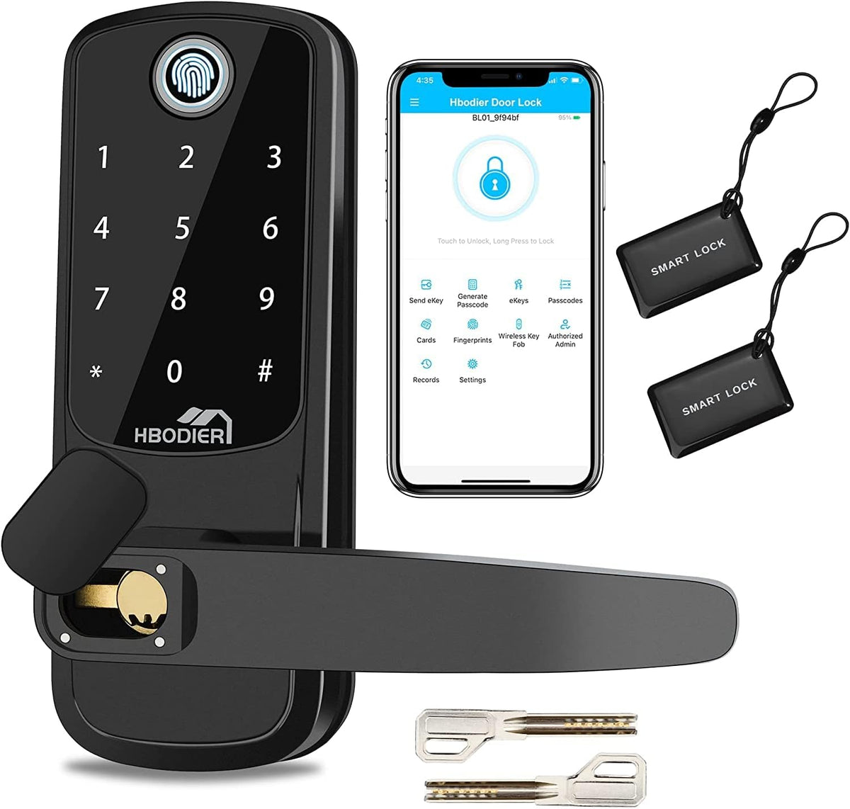 Keyless Entry Smart Door Lock with Keypads B83518