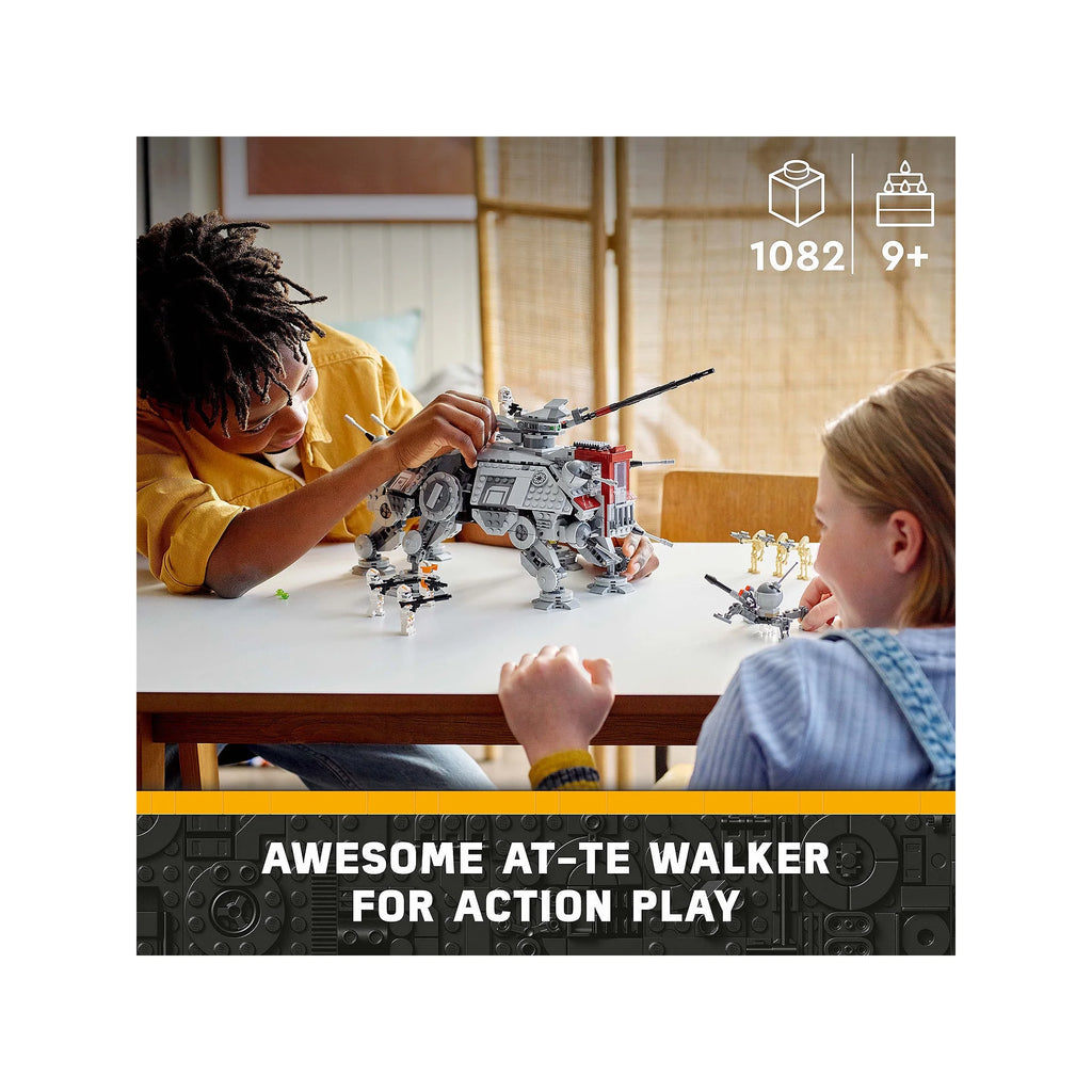 LEGO Star Wars AT-TE Walker Poseable Toy with 3 Clone Troopers, Dwarf Spider & Battle Droid Figures P7905