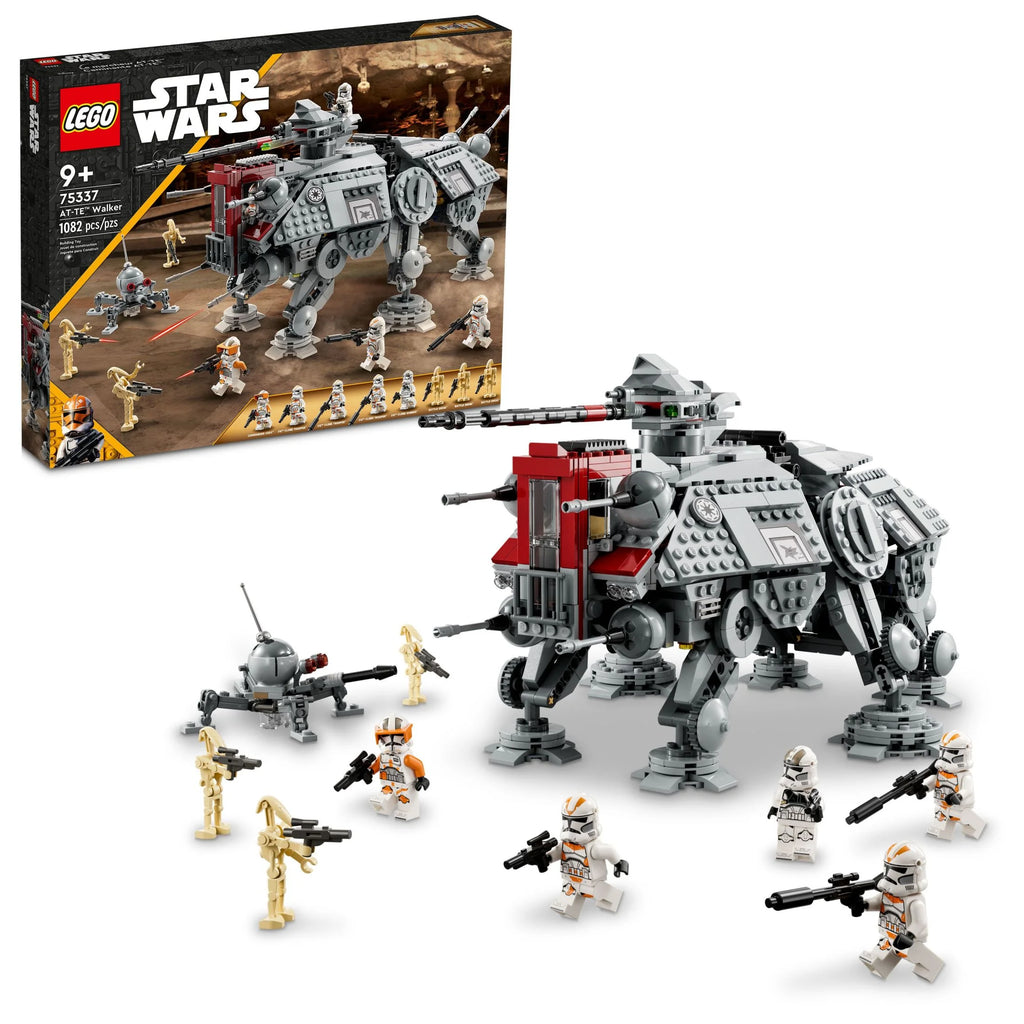 LEGO Star Wars AT-TE Walker Poseable Toy with 3 Clone Troopers, Dwarf Spider & Battle Droid Figures P7905