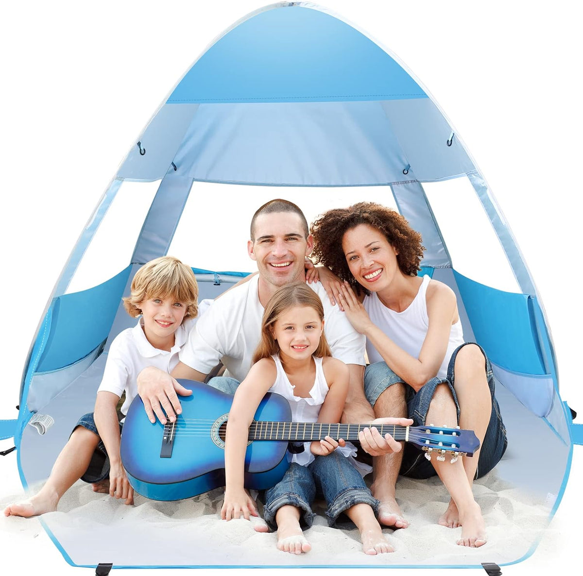 UPF 50+ Pop Up Beach Tent with Carrying Bag X6558