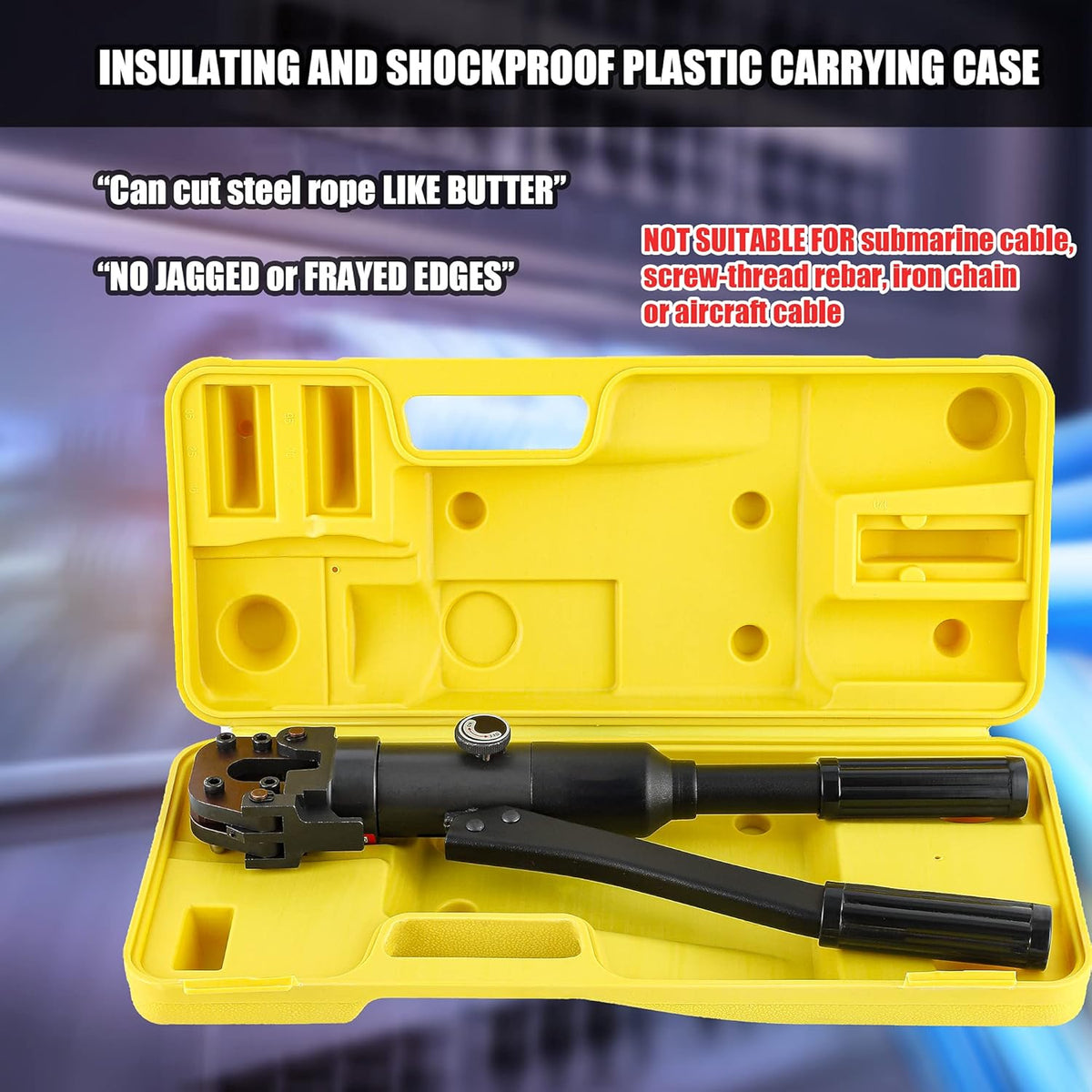 Hydraulic Cable Cutter φ25/32” 60KN Steel Wire Cutter N393