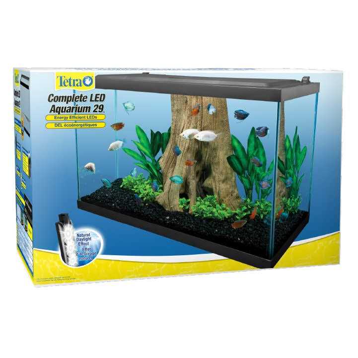 29 Gallon Glass LED Aquarium Kit N3967
