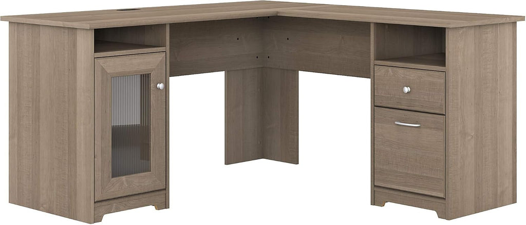 Modern Walnut L Shape Desk B464