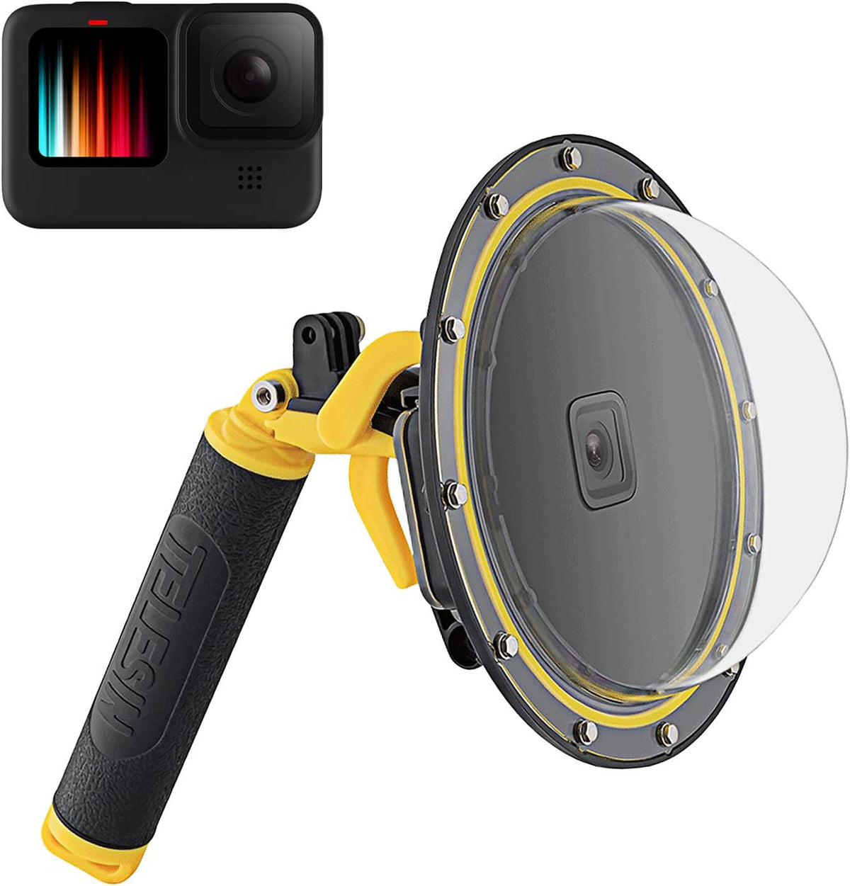 Dome Port Underwater Dive Case Lens Cover Protector with Waterproof Housing Case U93310
