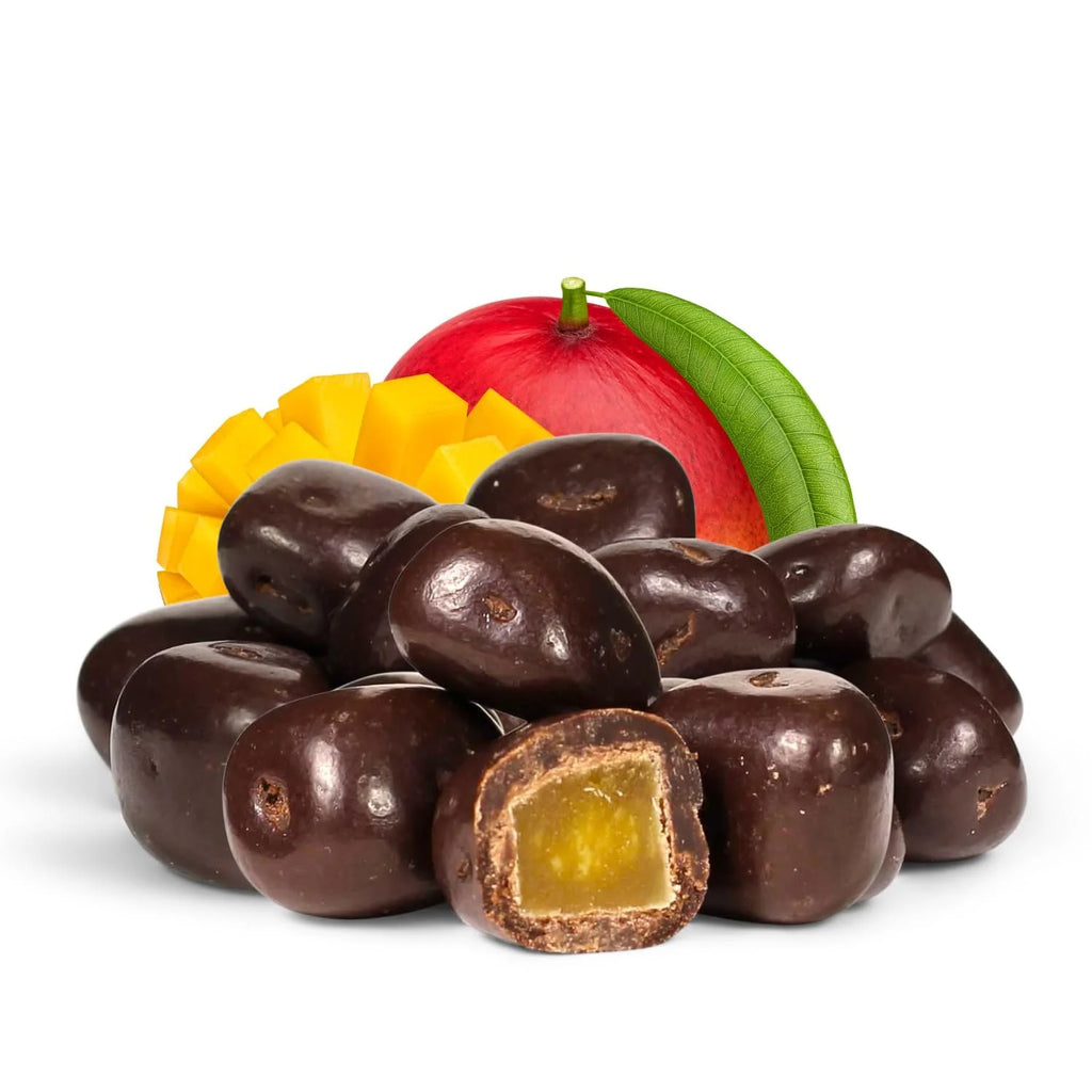 Dark Chocolate Covered Dried Mango 2 Lbs Bulk Bag M68014