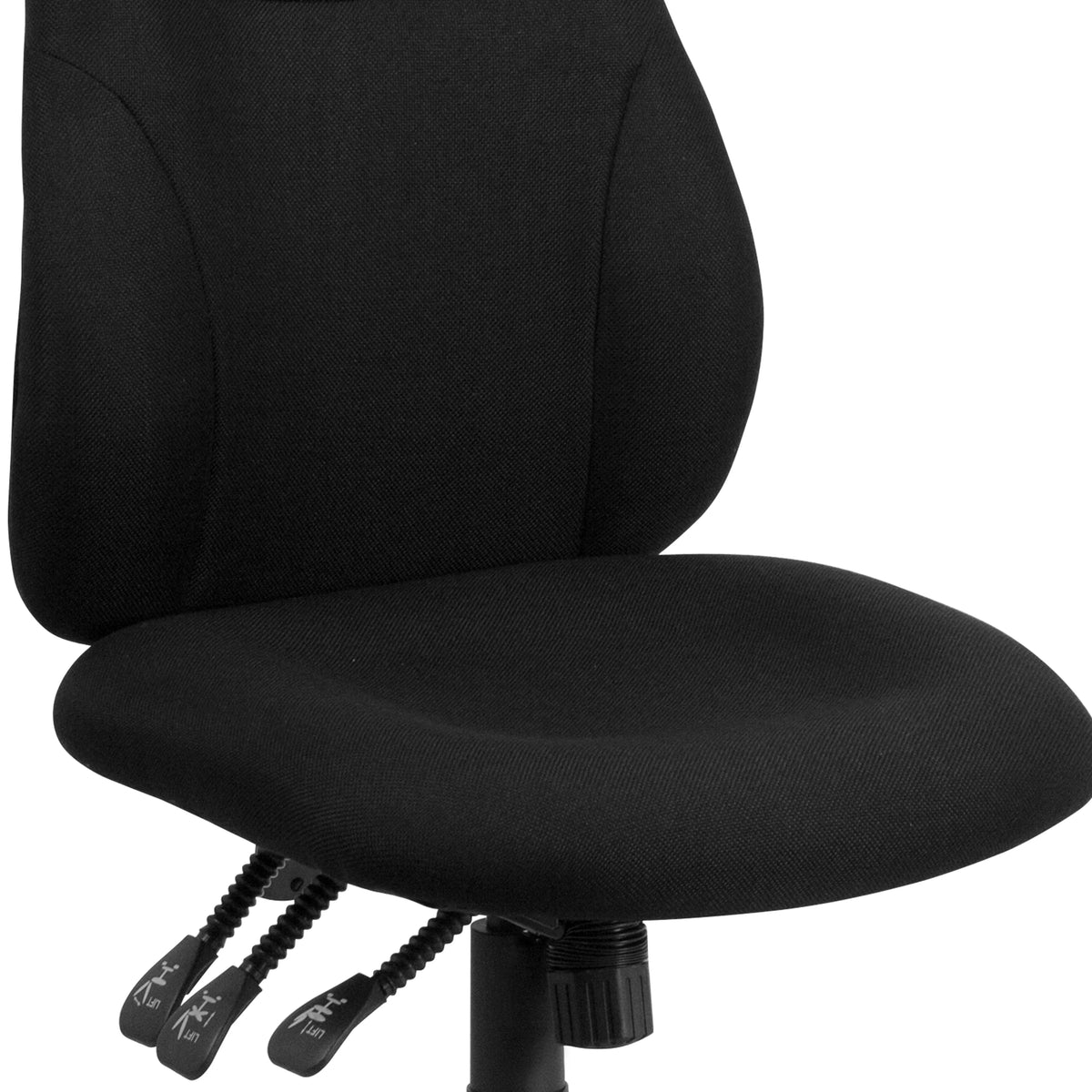 Black Fabric Ergonomic Task Office Chair F82013