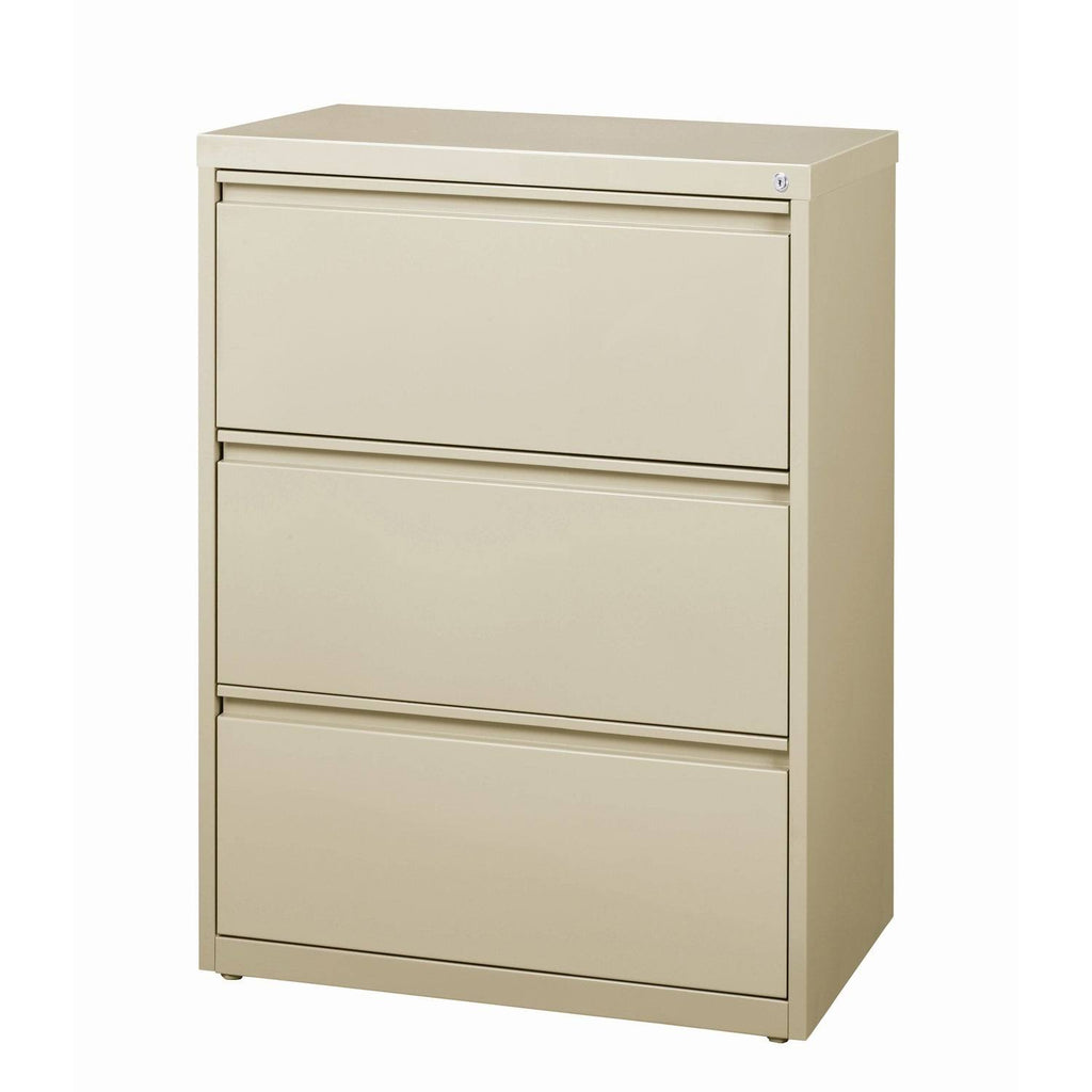 Black 3 Drawer Lateral File Cabinet O539