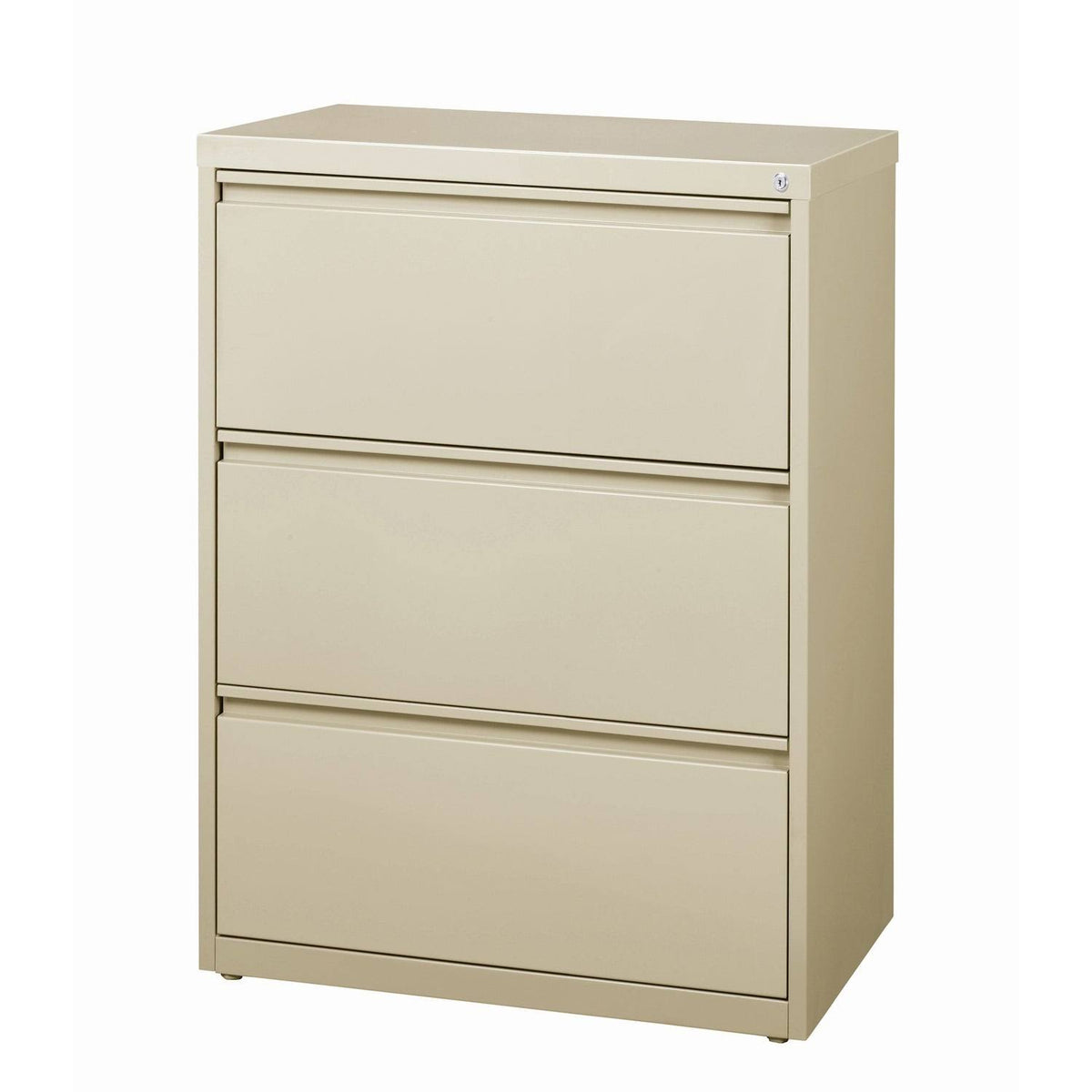 Black 3 Drawer Lateral File Cabinet O539