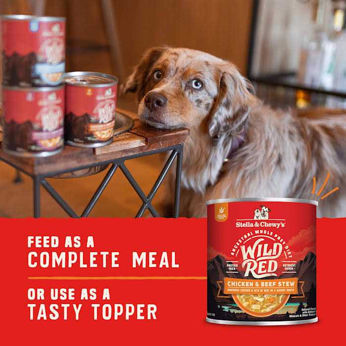 High Protein Chicken Stew Wet Dog Food U135