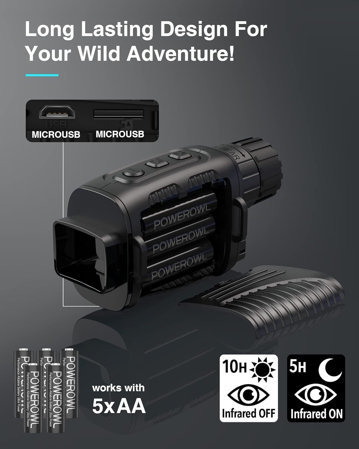 Digital Night Vision Monocular with 32GB Card Z29440