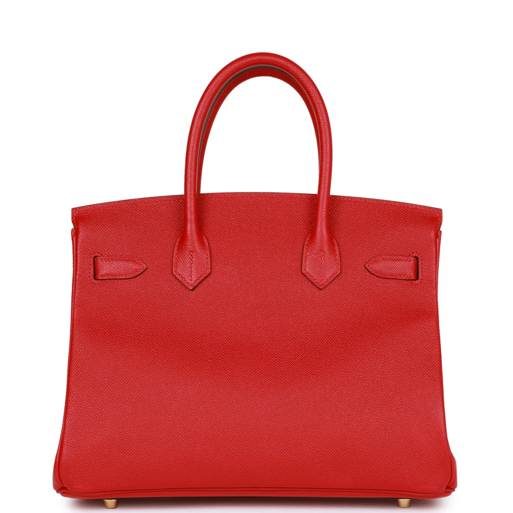 Birkin 30 Rouge Casaque Epsom Gold Hardware G43469