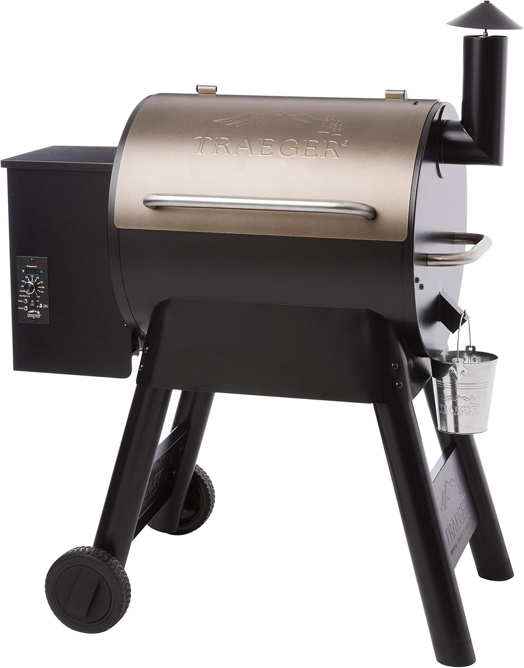 Bronze Electric Wood Pellet Grill and Smoker J362179