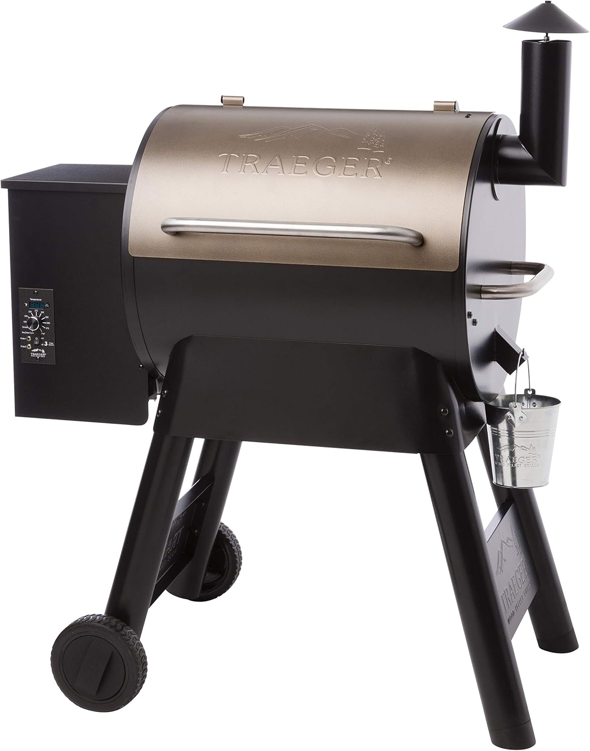 Bronze Electric Wood Pellet Grill and Smoker J362179