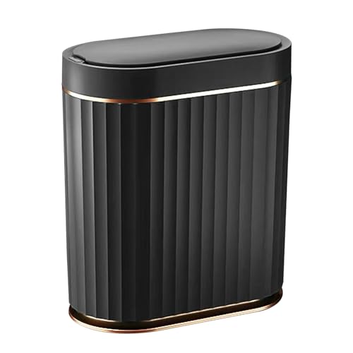 Automatic Motion Sensor Trash Can 2 Gallon White H9688