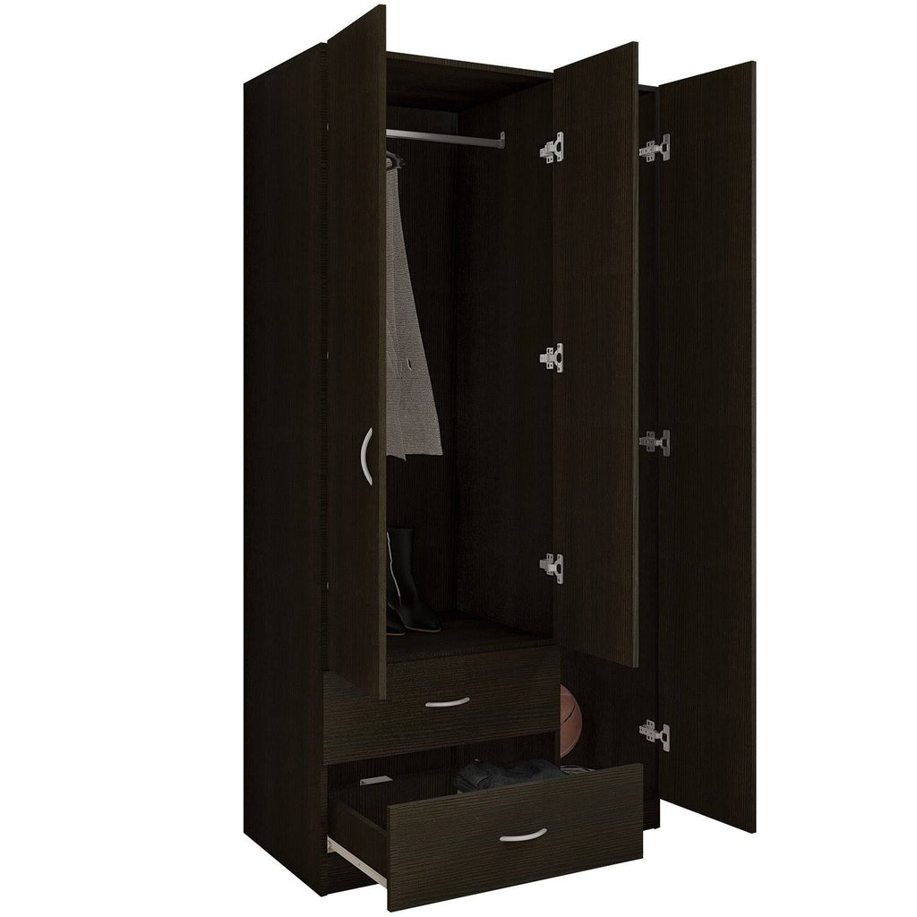 3 Door Armoire Espresso E154