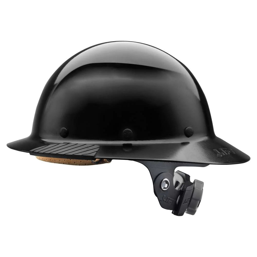 Black Fiber Resin Full Brim Hard Hat I164671