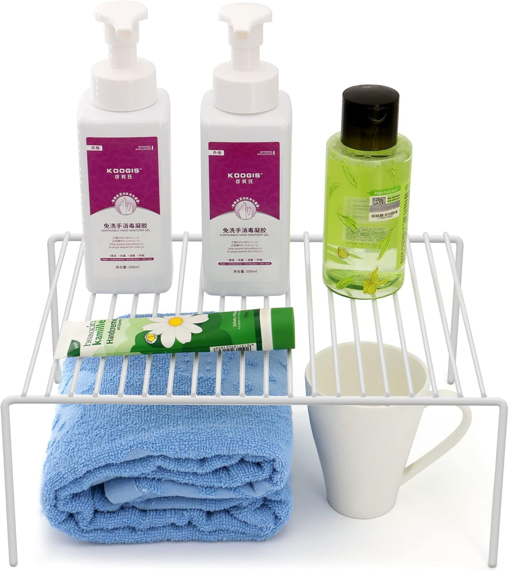 Freezer Cabinet Storage Shelf Rack, Medium (13 x 9.4 Inch) Steel Metal Frame, 1 Pack Z27640