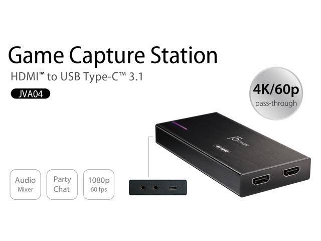 HDMI to USB Type-C Game Capture Station L651