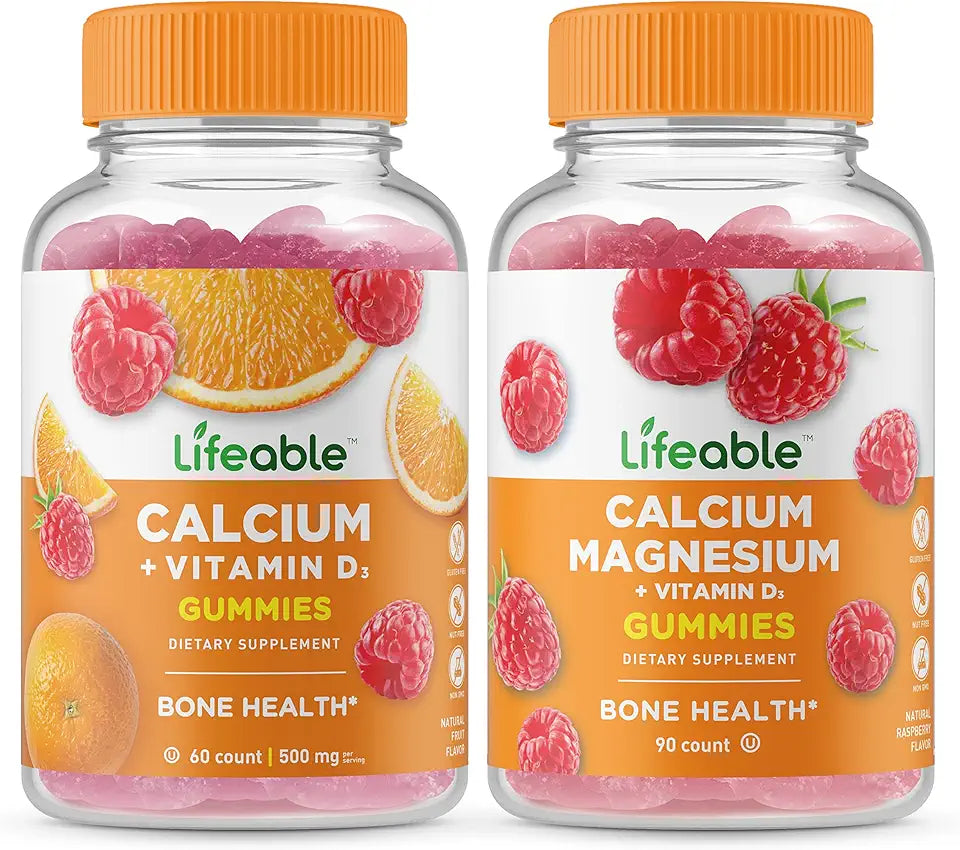 Calcium with Vitamin D + Calcium Magnesium Gummies Bundle A130788