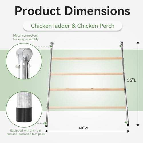 Chicken Coop Run with Anti-Rust Durable Steel, Large Walk-in Poultry Cage with Cover R3190