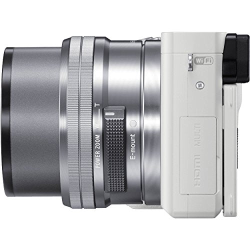White 24 MP Mirrorless Digital Camera with 16-50 mm Lens E4888