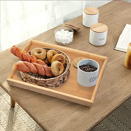 Bamboo Bed Tray Table with Foldable Legs 2 Pack Y64182