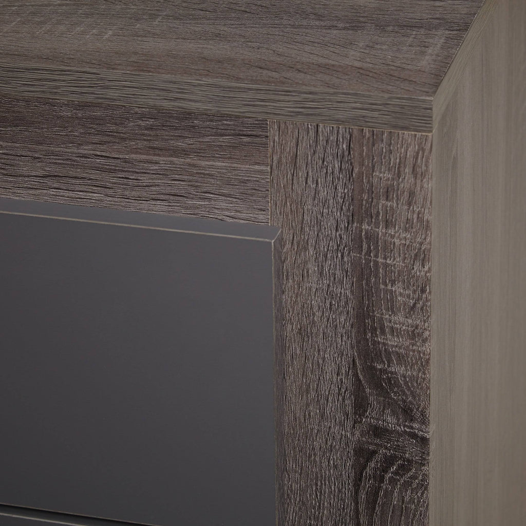 Dark Oak Finish 4-Drawer Chest L3517