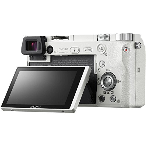 White 24 MP Mirrorless Digital Camera with 16-50 mm Lens E4888