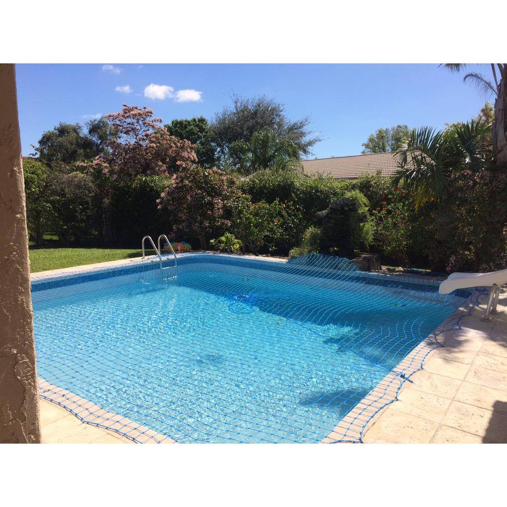 Pool Safety Net, 26 x 40 ft., Blue M2933