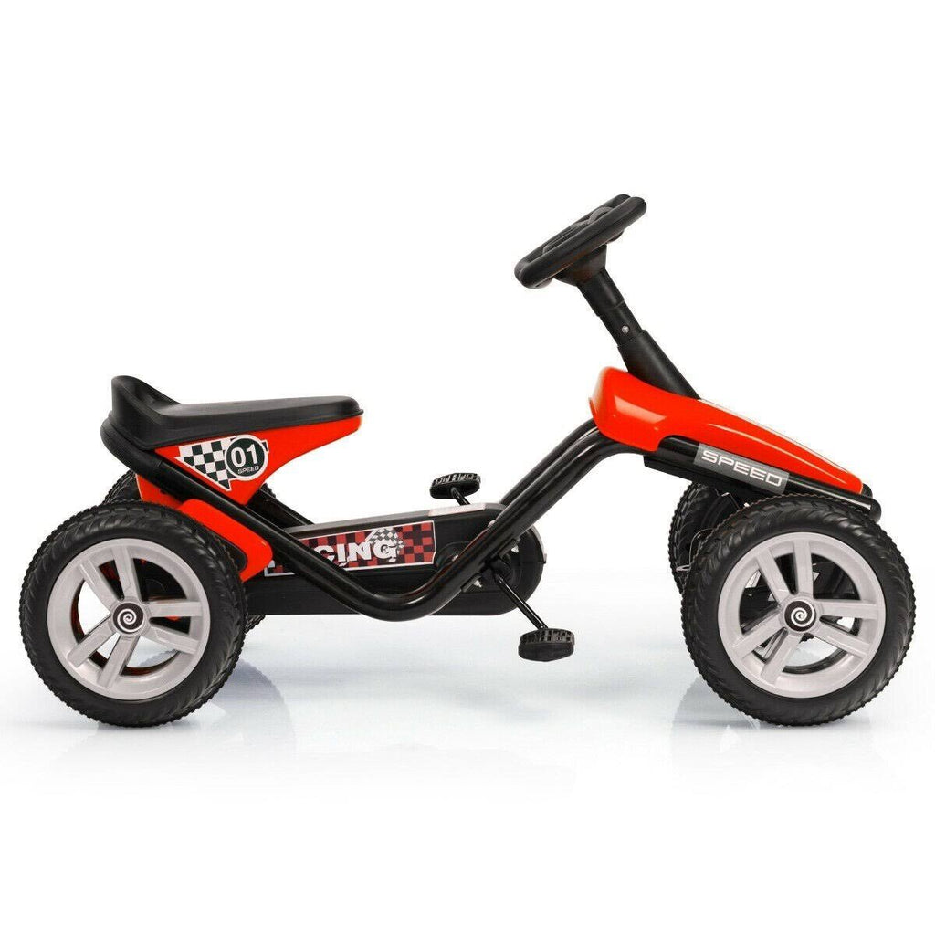 4 Wheel Pedal Powered Ride on Car Red U5319