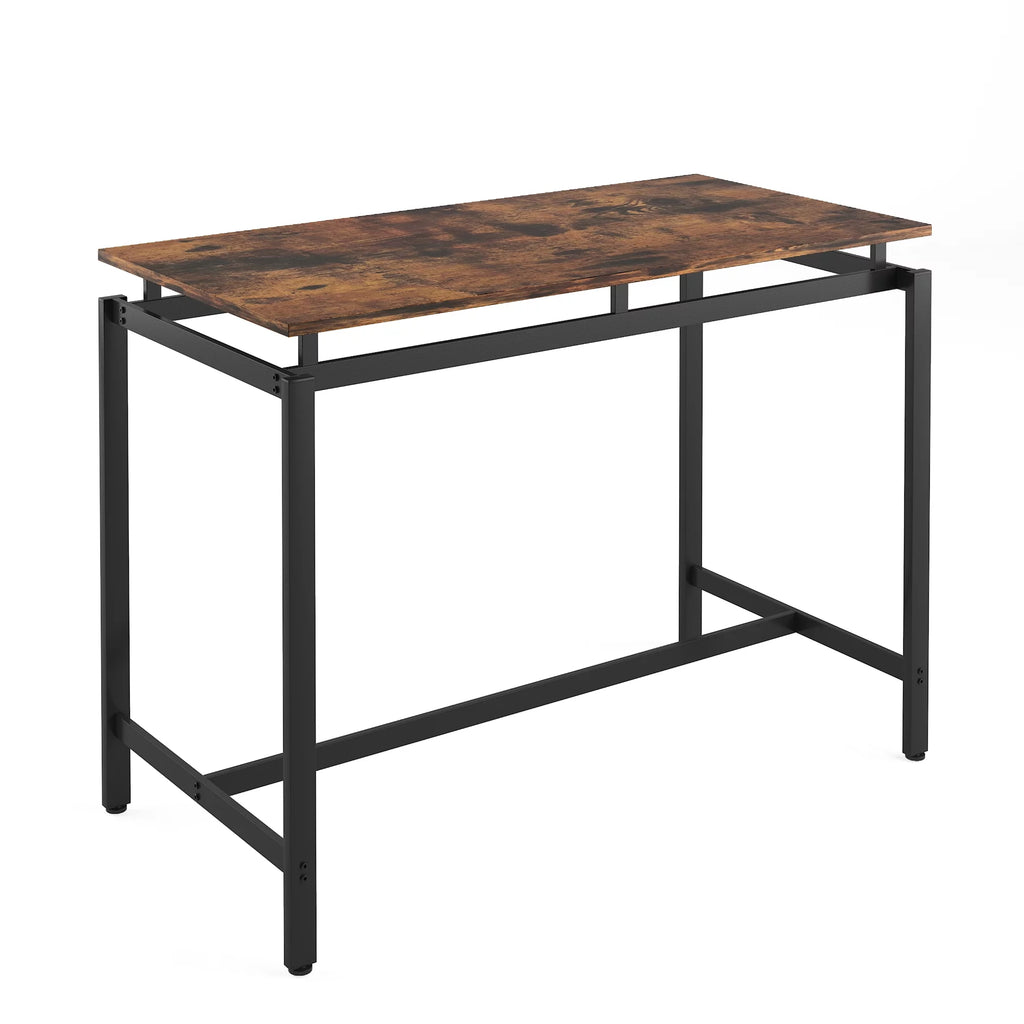 Bar Table Set with 4 Cushioned Stools W36178