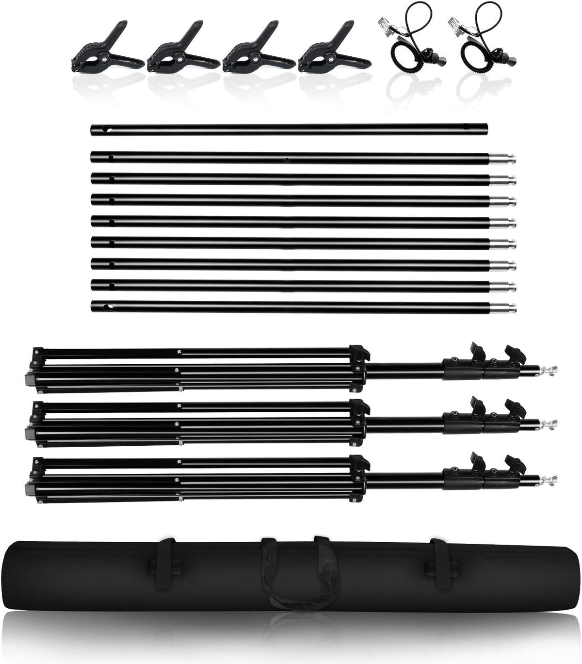 Heavy Duty Background Support Kit with Carrying Case V128