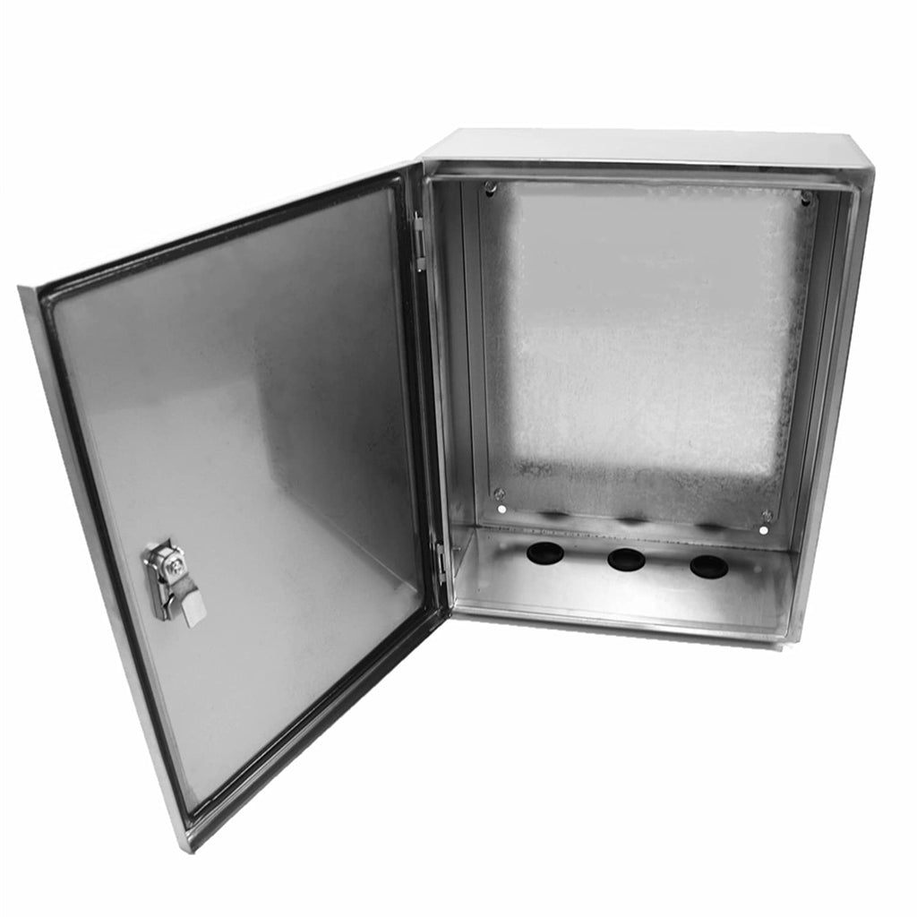 304 Stainless Steel Electrical Box 20'' x 16'' x 8'' Weatherproof N39199