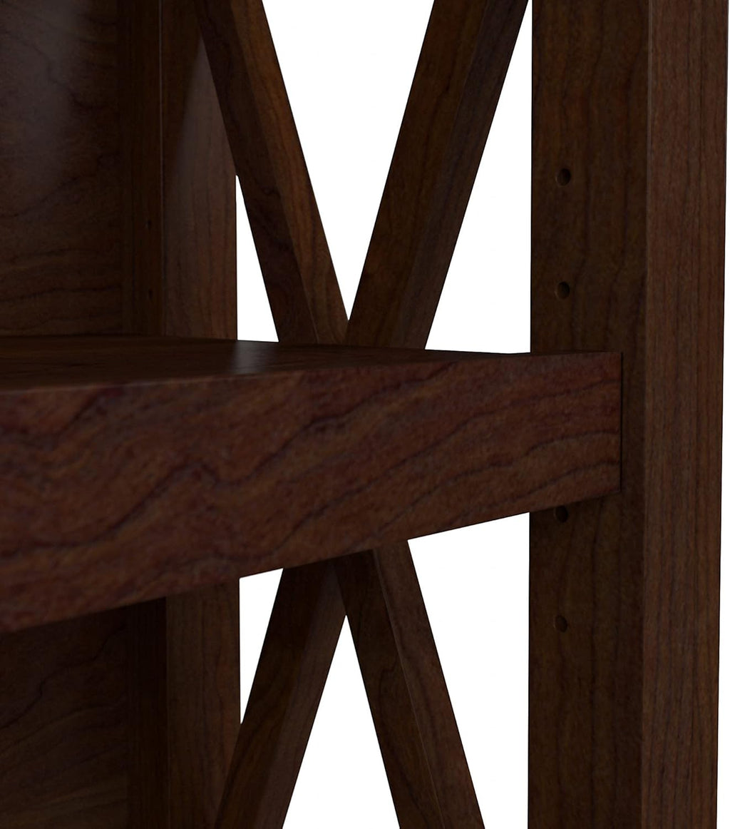 Small 2 Shelf Bookcase, Bing Cherry L177