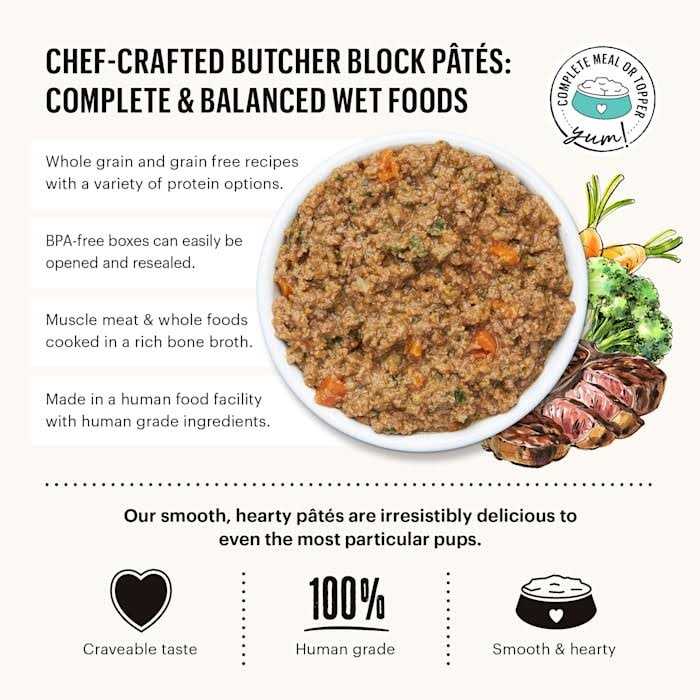 Butcher Block Pate Dog Food 10.5 oz B9153