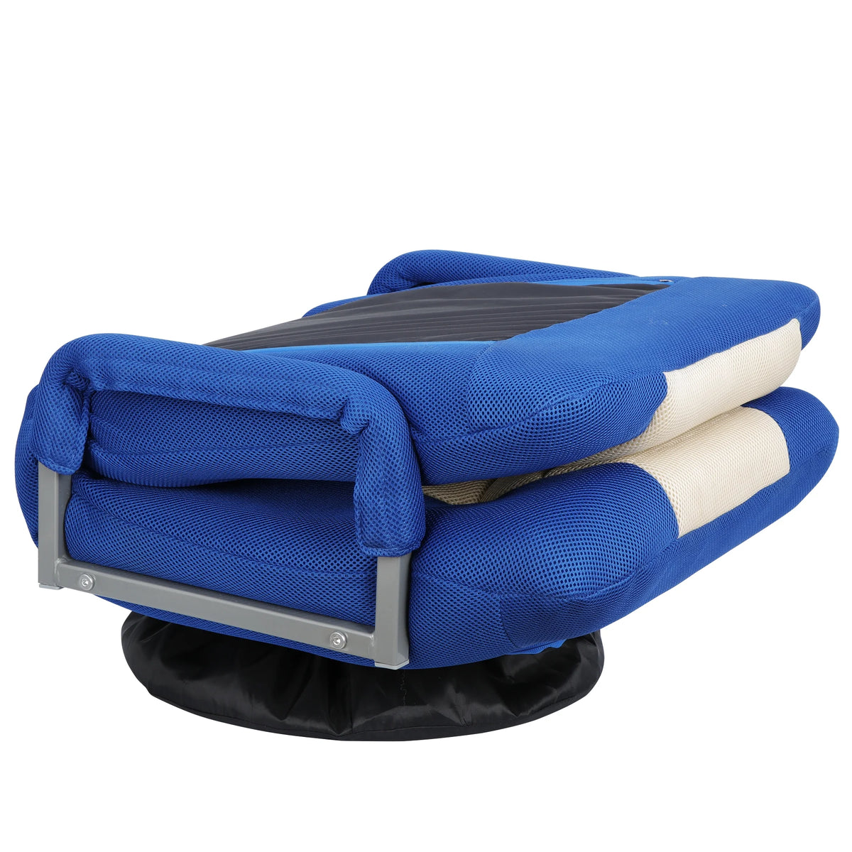 Adjustable Swivel Foam Floor Chair with Arms S258