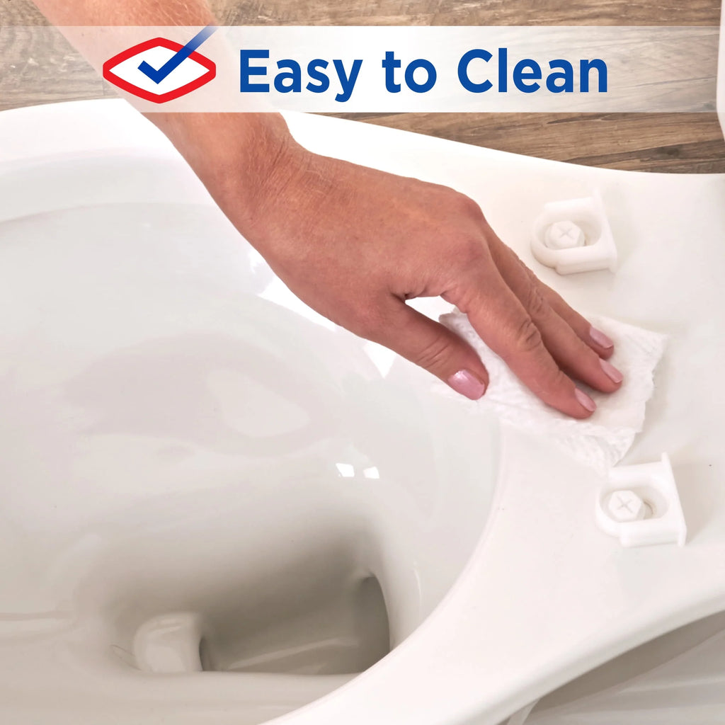 Antimicrobial Elongated Wood Toilet Seat N202508