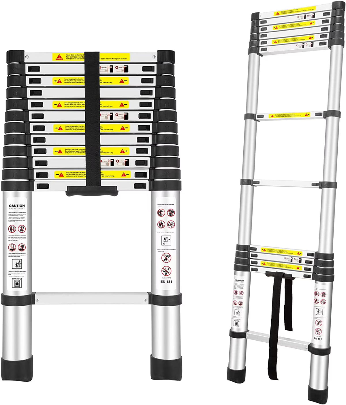 12.5 FT Aluminum Telescoping Ladder P8625