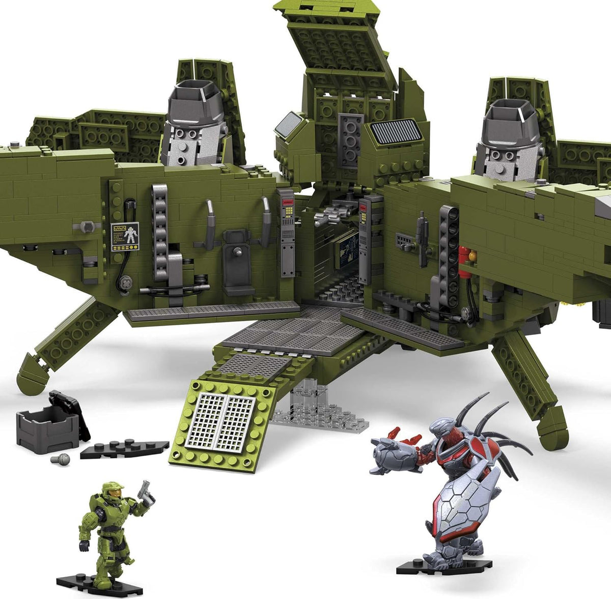 Pelican Inbound Vehicle with 2024 Pieces, 3 Micro Action Figures and Accessories Z638264