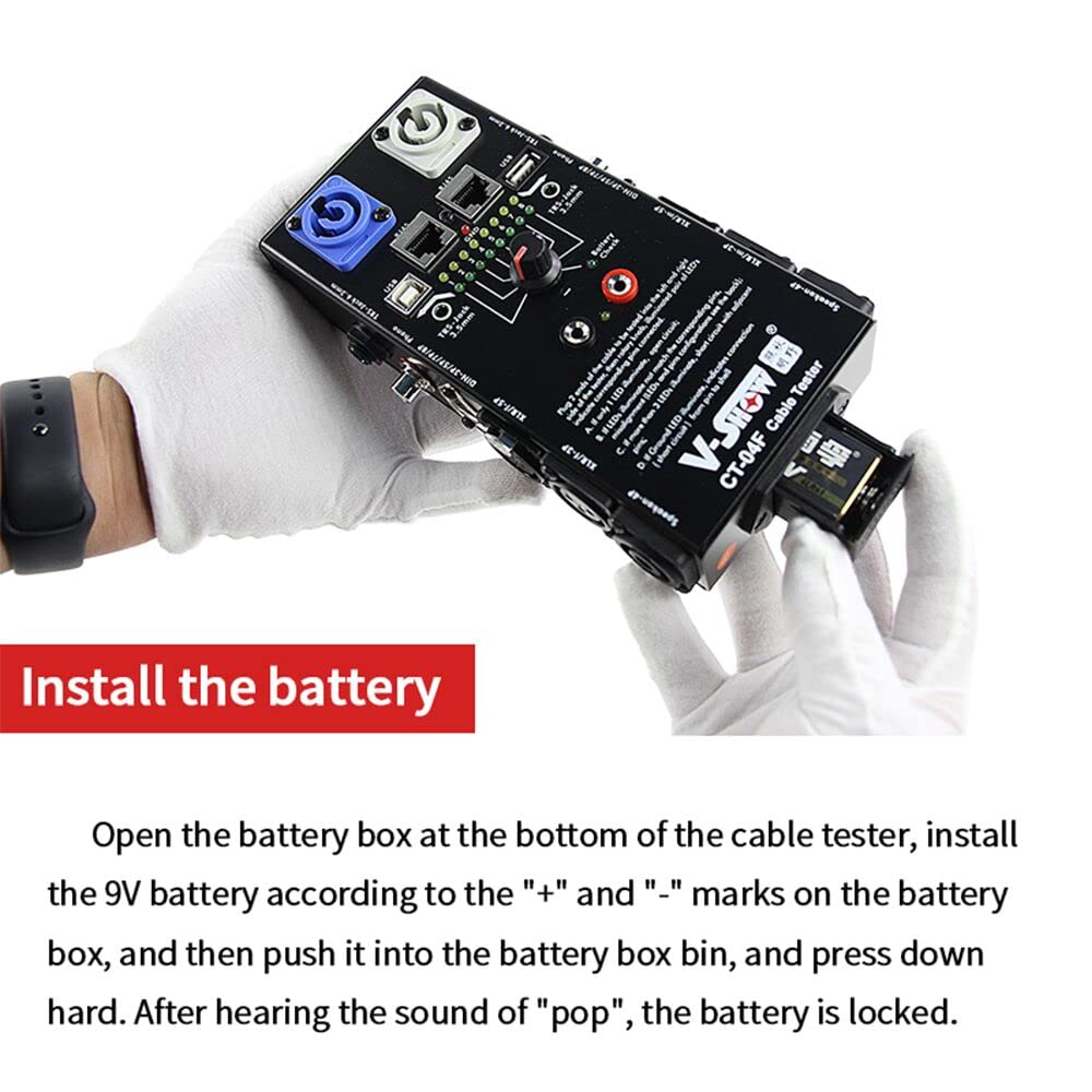 Cable Tester Wire Tracker 8-Way Switch J7427