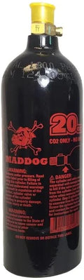 20 Oz CO2 Aluminum Paintball Tank Black K22838