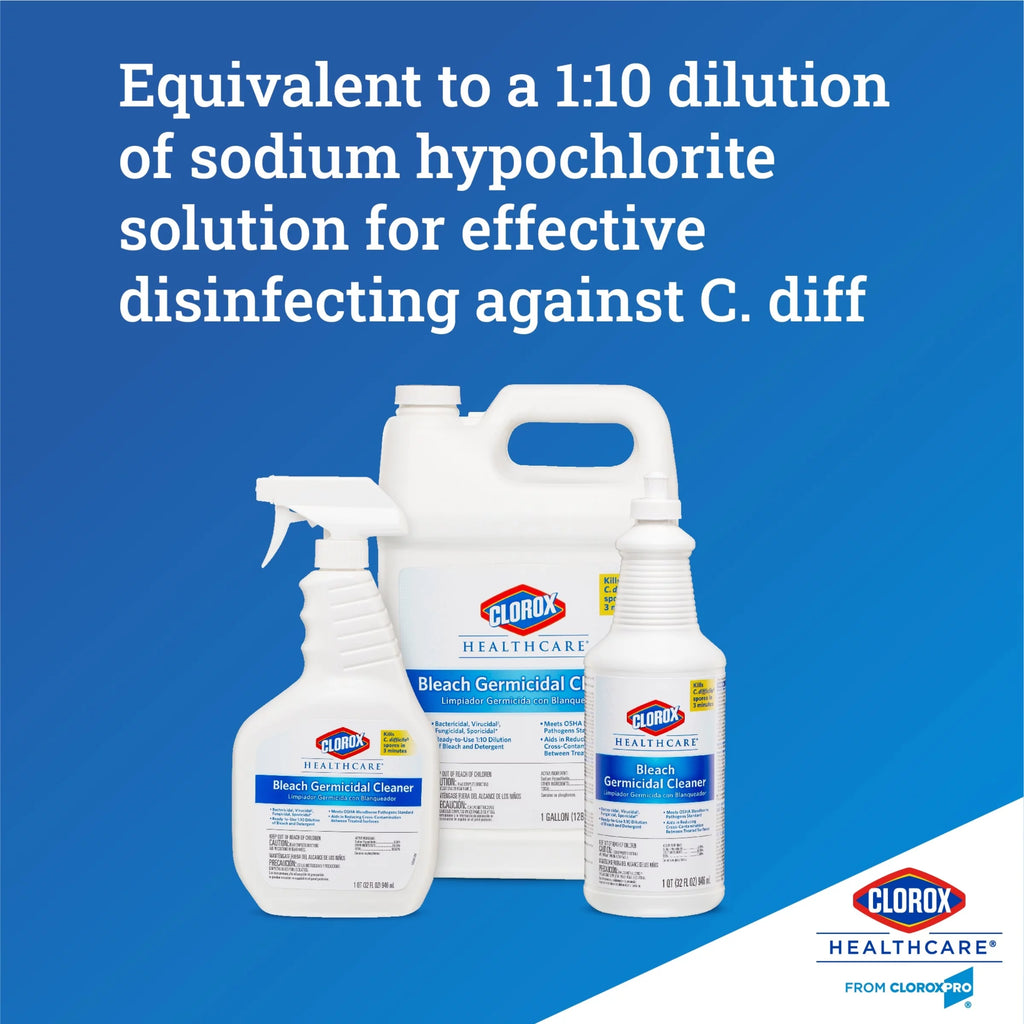 Bleach Germicidal Cleaner Spray, 32 Ounces Each, Pack of 6 M1559