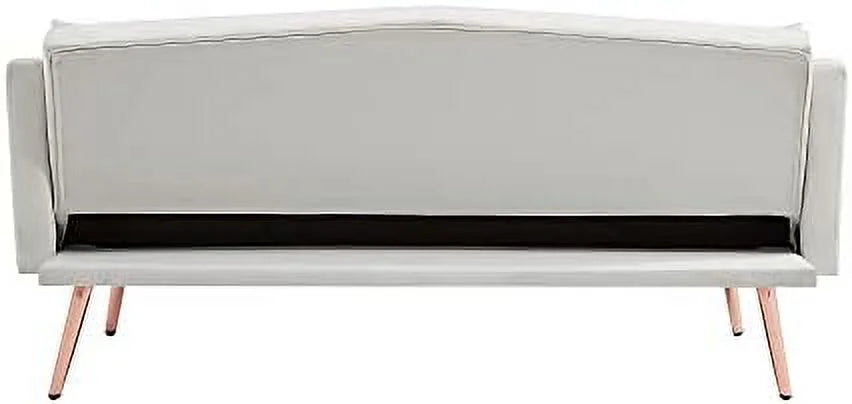 65” Convertible Velvet Sofa Bed with 2 Pillows G769