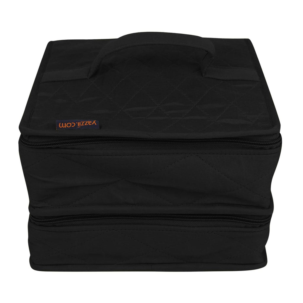Black Double Deluxe Organizer Storage L2024